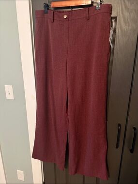 MICHAEL Michael Kors Burgundy Pleated Skirt